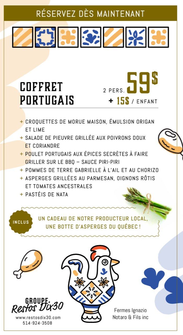 Groupe RestosDix30 Pr?t ? manger et Traiteur Corporatif