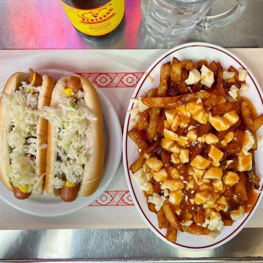 Traditional Montreal area snack bars authentic poutine