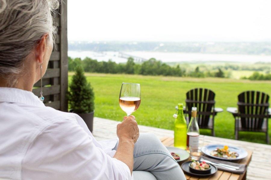 Les Ancêtres restaurant vue fleuve