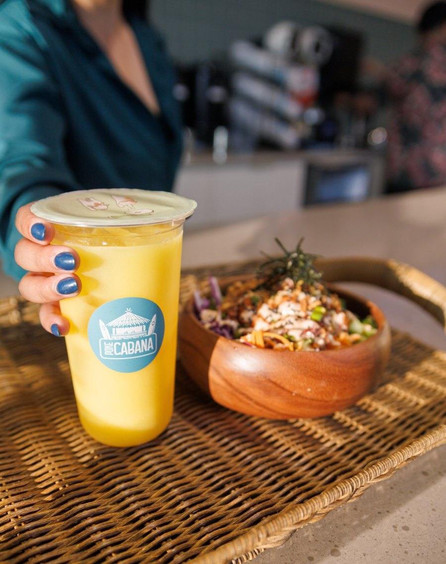 Colorful Hawaiian poke bowls with tuna, quinoa and signature sauces in Montreal