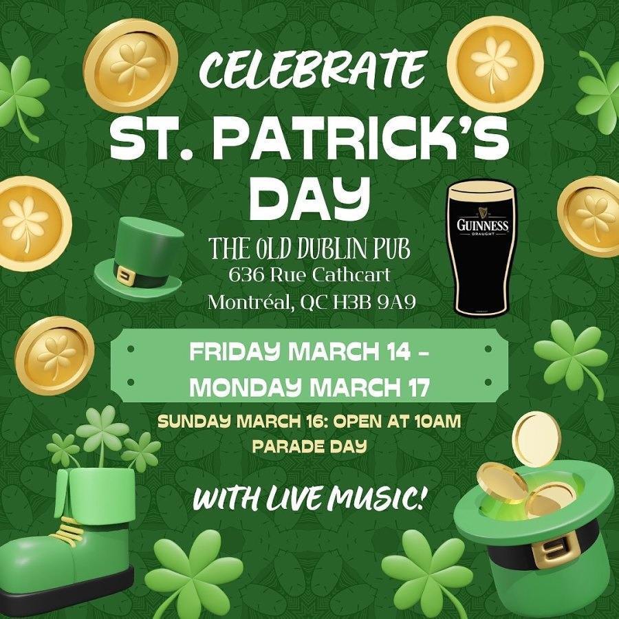Saint Patrick's Day Montreal