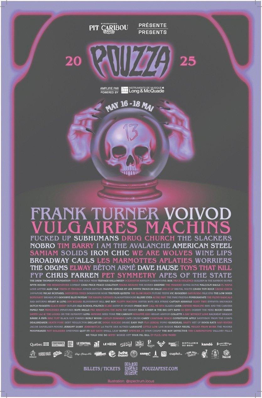 Pouzza Fest: Festival punk à Montréal 2025