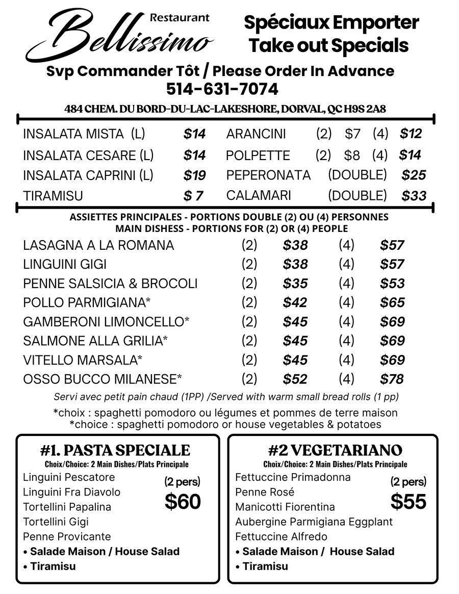 Restaurant Bellissimo