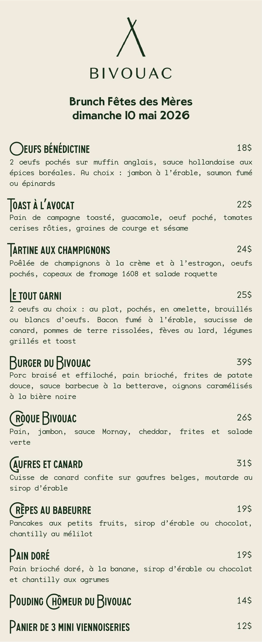 Bivouac - Fête des Mères Montréal