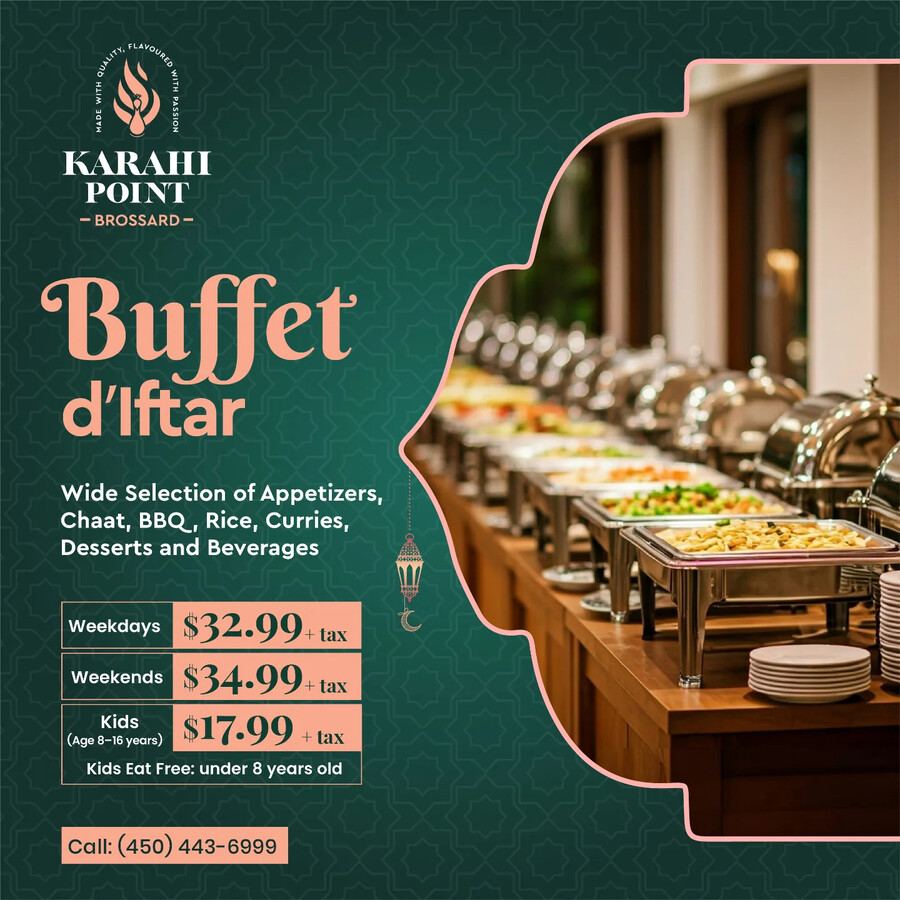 Karahi Point - Iftar Menus in Montreal