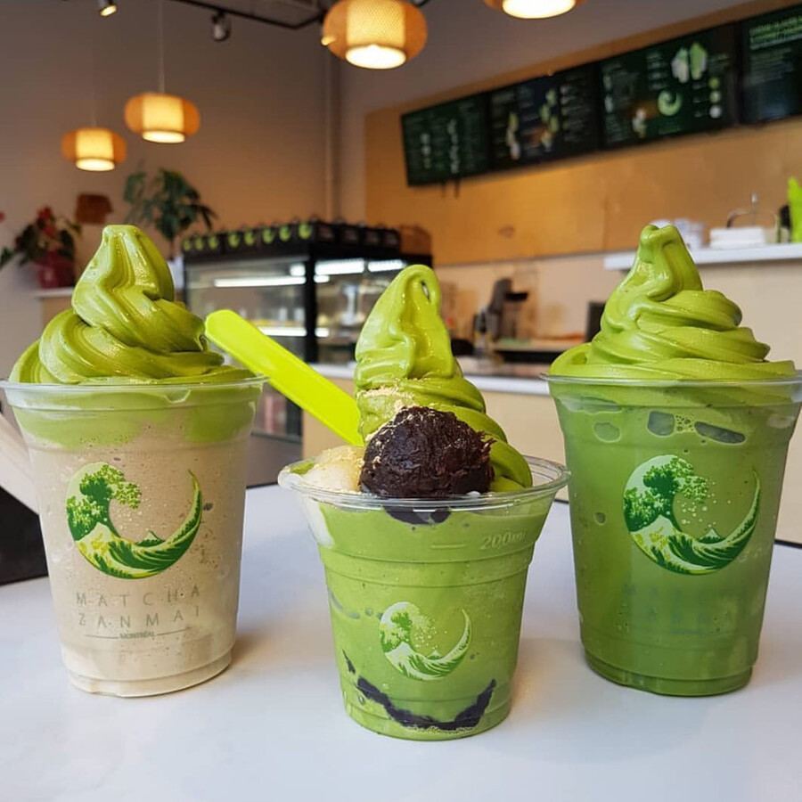 MATCHA ZANMAI - Decadent sundae Montreal MATCHA ZANMAI - Decadent sundae Montreal
