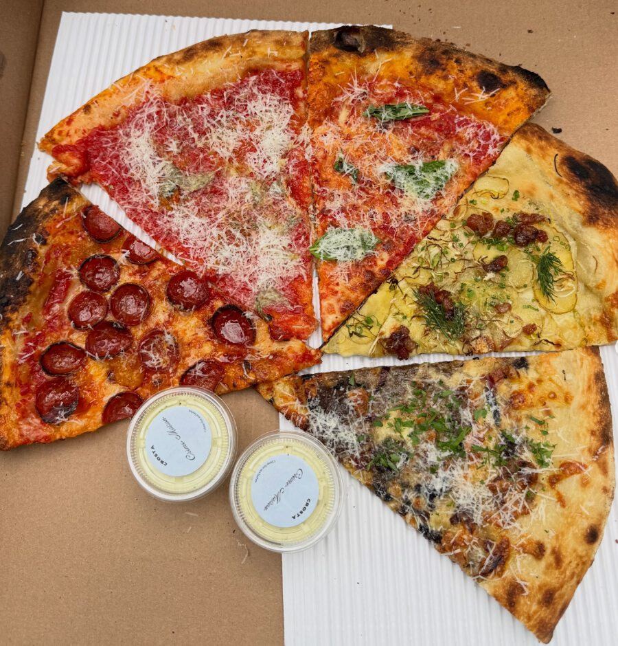 Sourdough pizza from Crosta