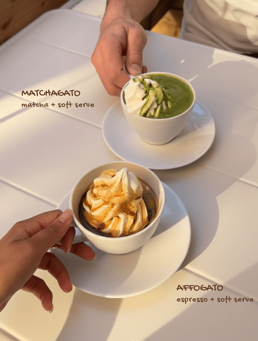 Les meilleures adresses pour déguster un affogato (et ses délicieuses variantes) Affogato et Matchagatto au Latto