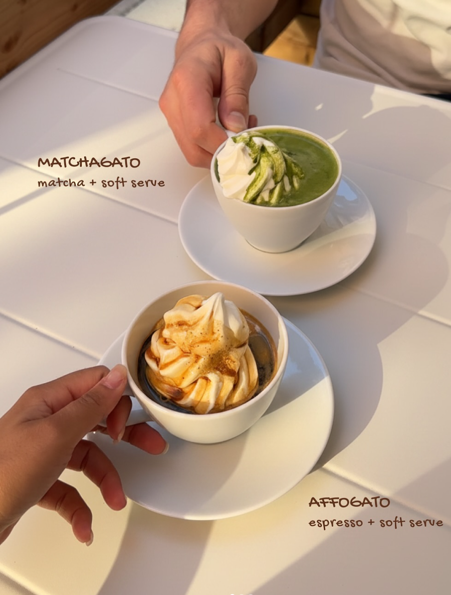 The Best Places to Enjoy an Affogato (and Its Delicious Variations) Matchagato and Affogato from Latto Coffe and Ice Cream