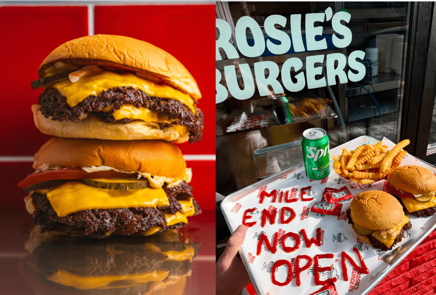 Rosie's Burgers brings its smash burgers to Montreal's Mile-End