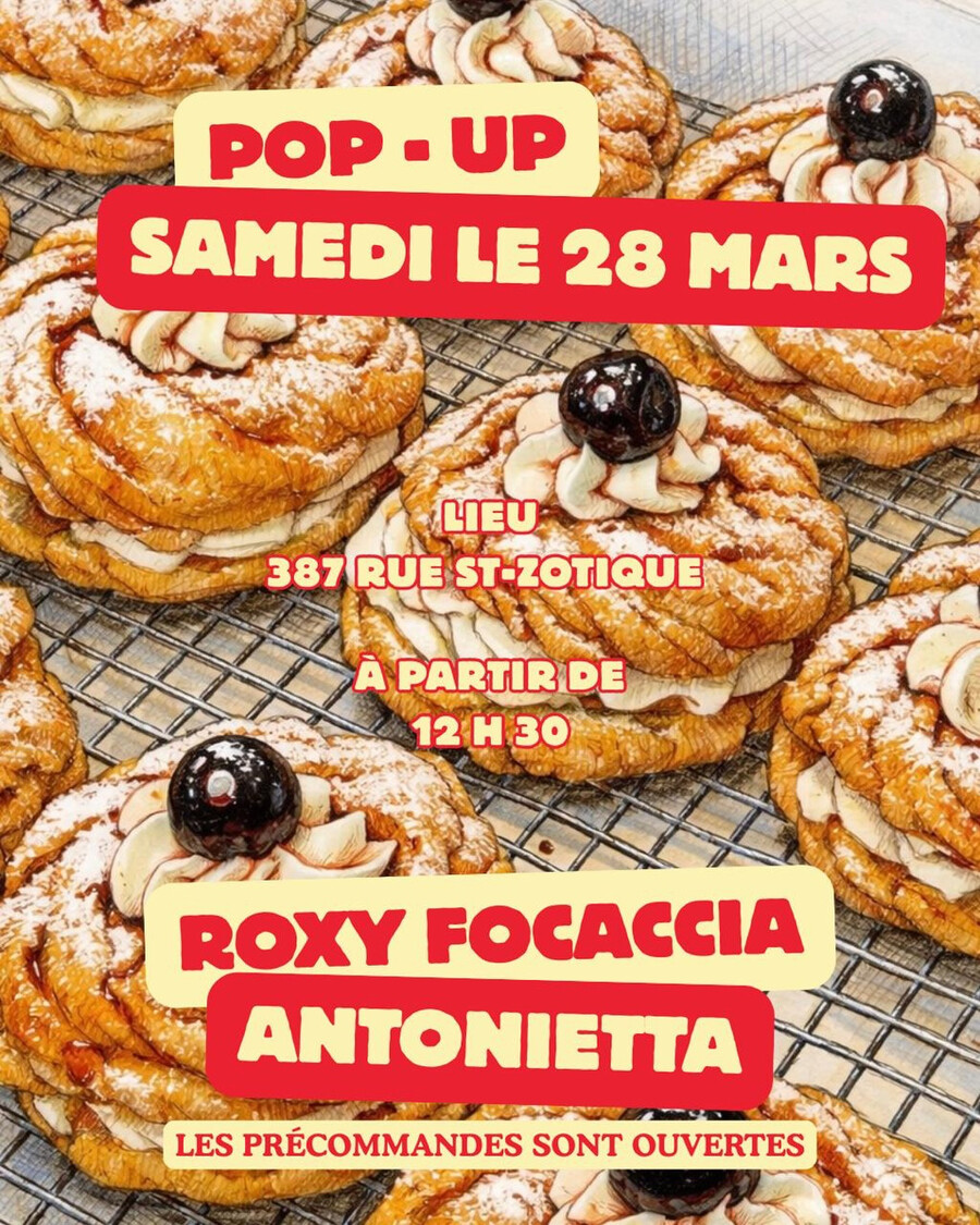 Les Zeppole di San Giuseppe par Antonietta pizza Montréal