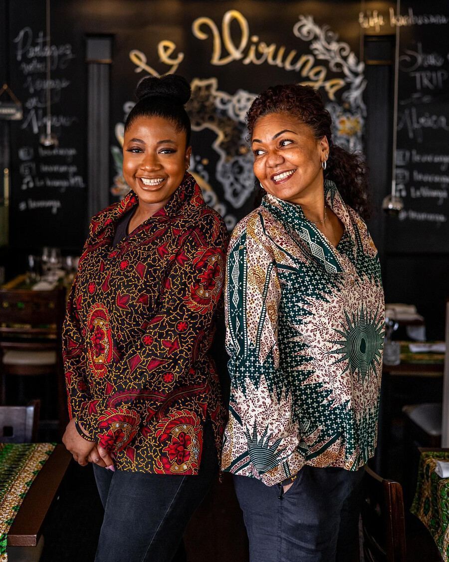 Zoya de Frias Lakhany et Chef Maria-José de Frias de Le Virunga