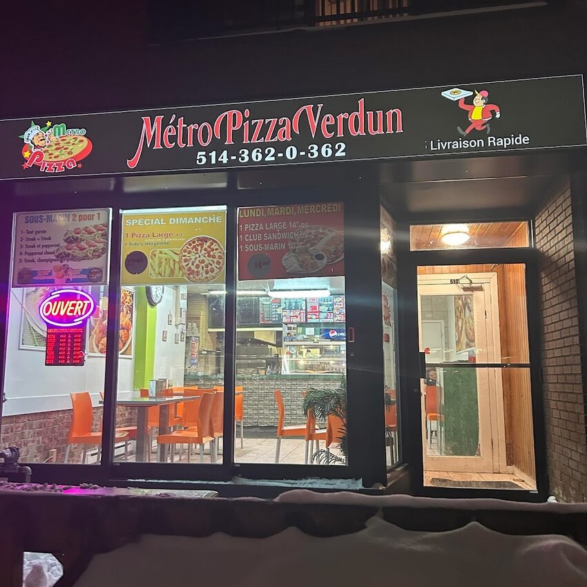 Metro Pizza Verdun - Restaurants Pizza pr&egrave;s de: H4E3J2