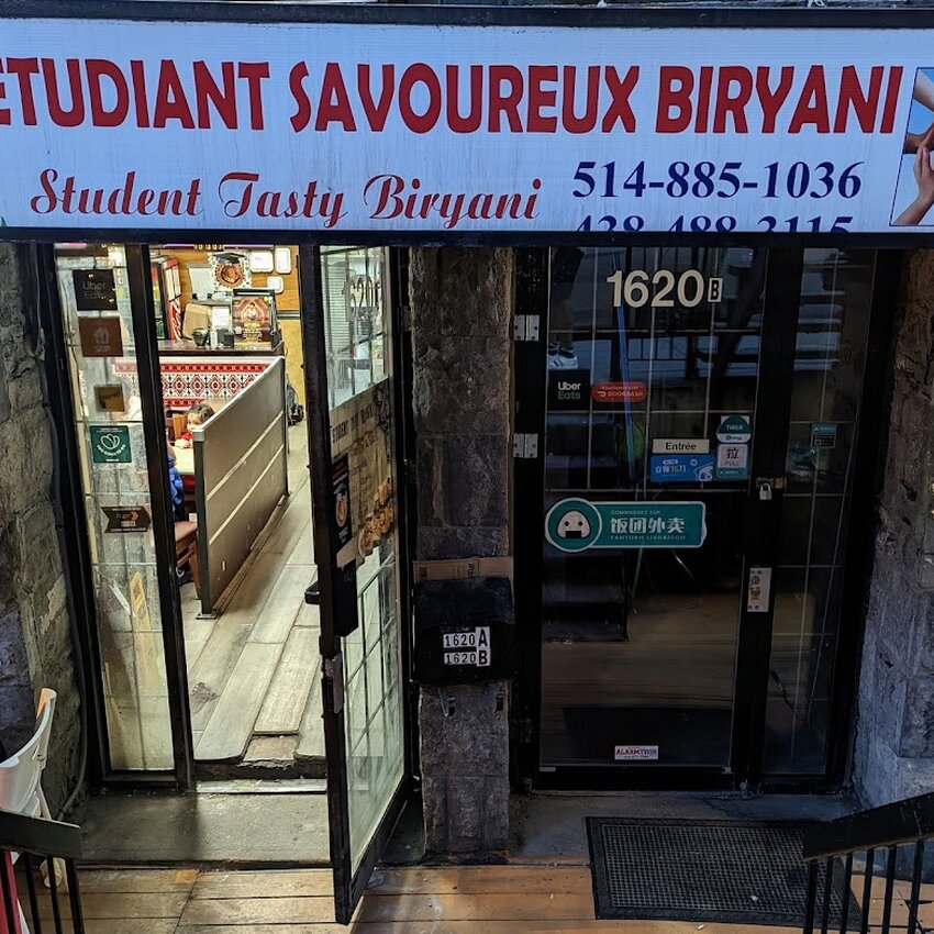 Student Tasty Biryani - Montreal Indian Open Late Restaurants