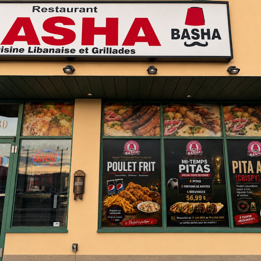 Basha - Restaurants pr&egrave;s de: H1B4A4