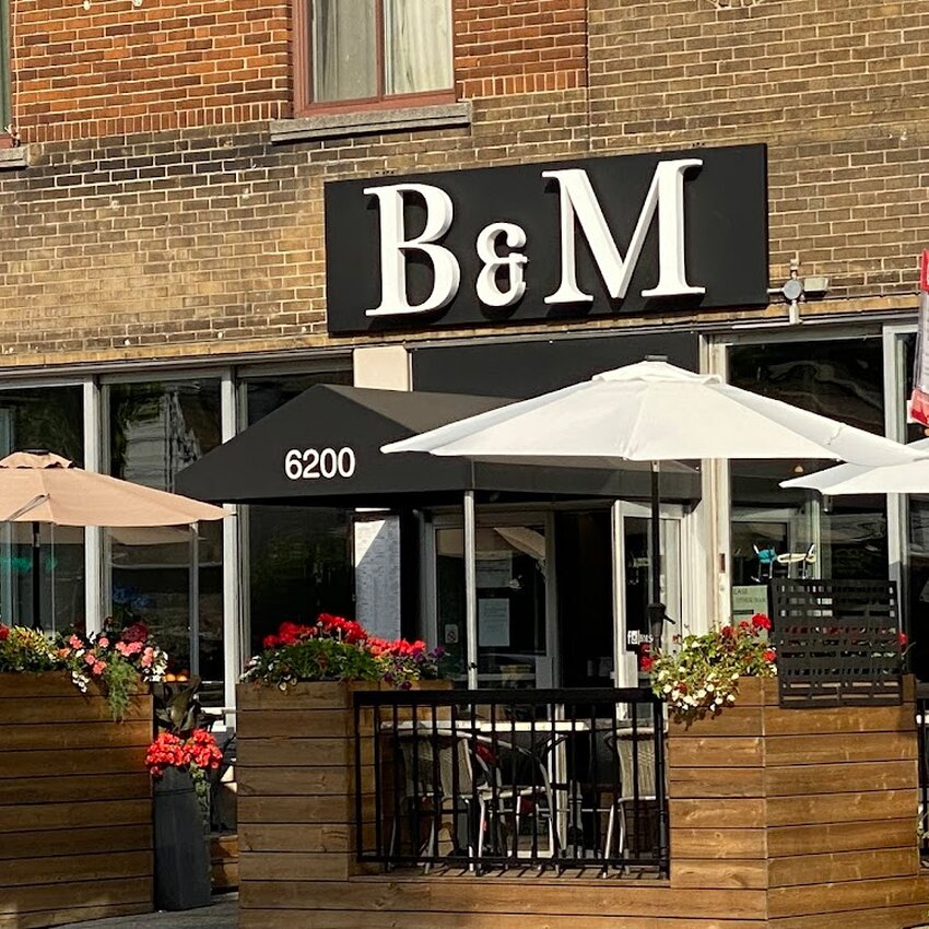 B & M Restaurant - Restaurants Terrasses, Brunch pr&egrave;s de: H4A1S8