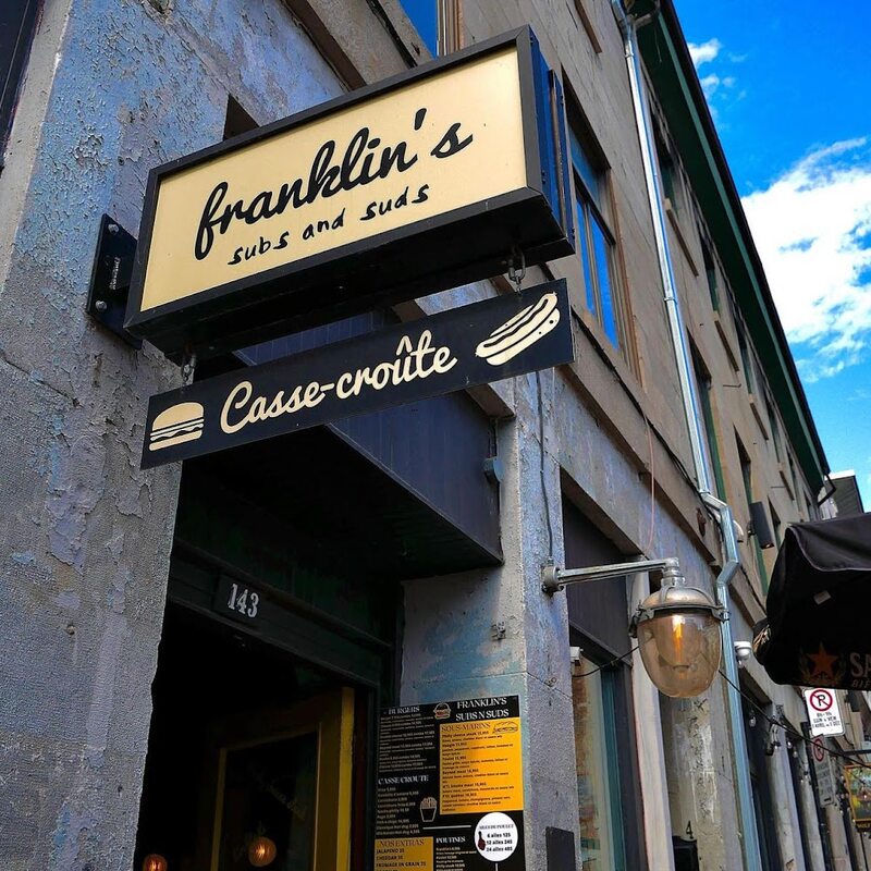 Franklin's Subs and Suds - Restaurants Bienvenue aux groupes de Montréal