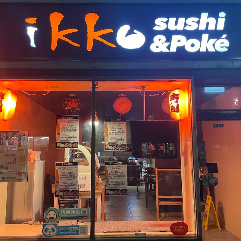 Ikko Sushi & Poke - Restaurants près de Théâtre Saint-Denis - H2X 3K2
