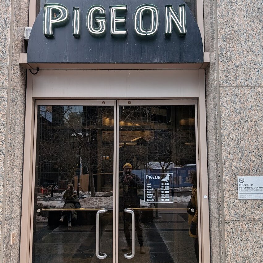 Pigeon Caf&eacute; & Bar - BBQ, Tea, Pastries Restaurants Near: H3B4E8