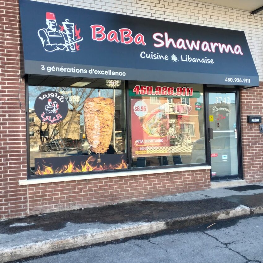 Baba Shawarma - Restaurants pr&egrave;s de: J4V2H2
