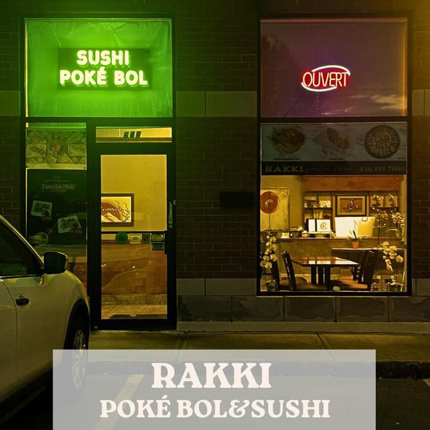 Rakki Poke Bol & Sushi - Restaurants pr&egrave;s de: J7R5R4