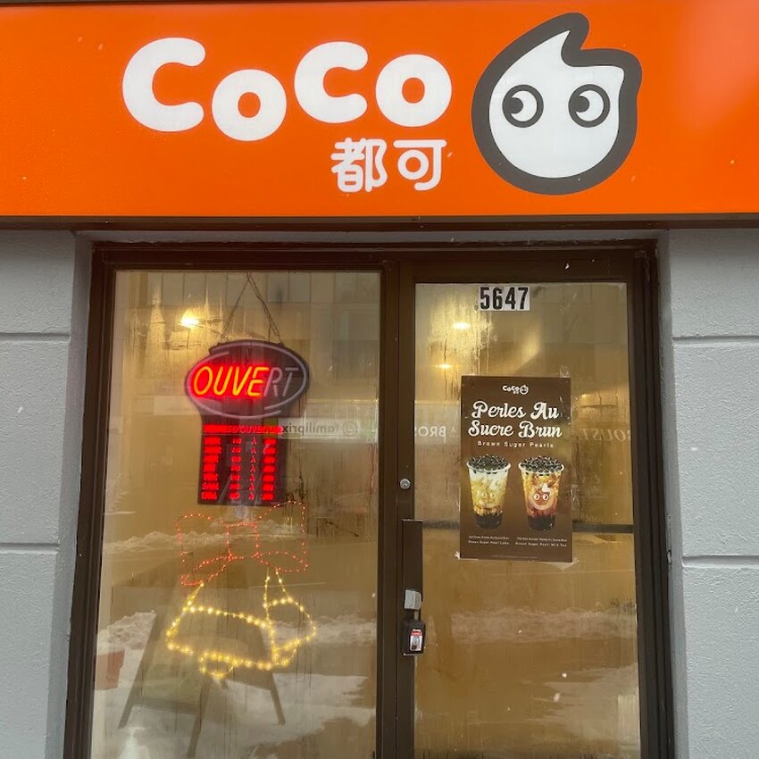 CoCo Fresh Tea & Juice - Restaurants Livraison pr&egrave;s de: H3S2B2