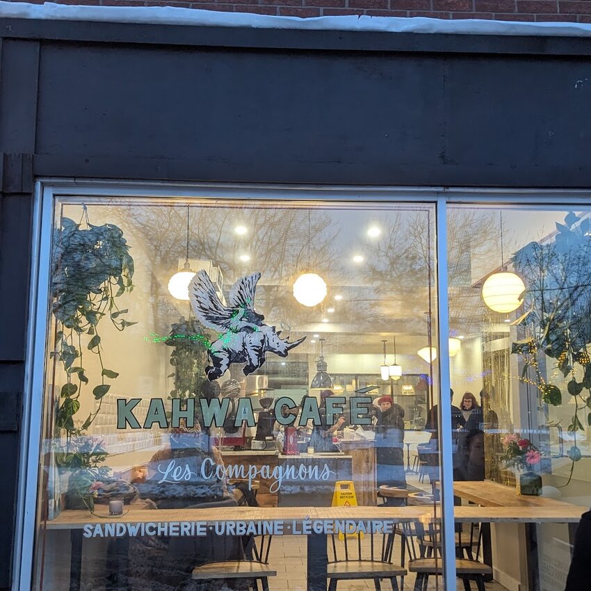 Kahwa Caf&eacute; - Restaurants P&acirc;tes, Bagels pr&egrave;s de: H2V4E4