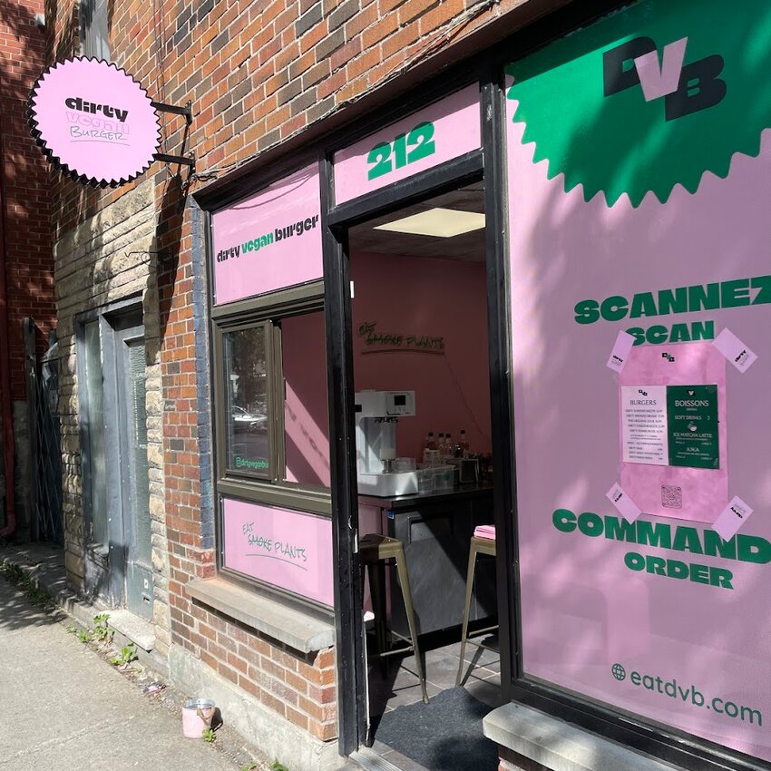 Dirty Vegan Burger - Restaurants V&eacute;g&eacute;/100% &agrave; base de plantes pr&egrave;s de: H2V4E4