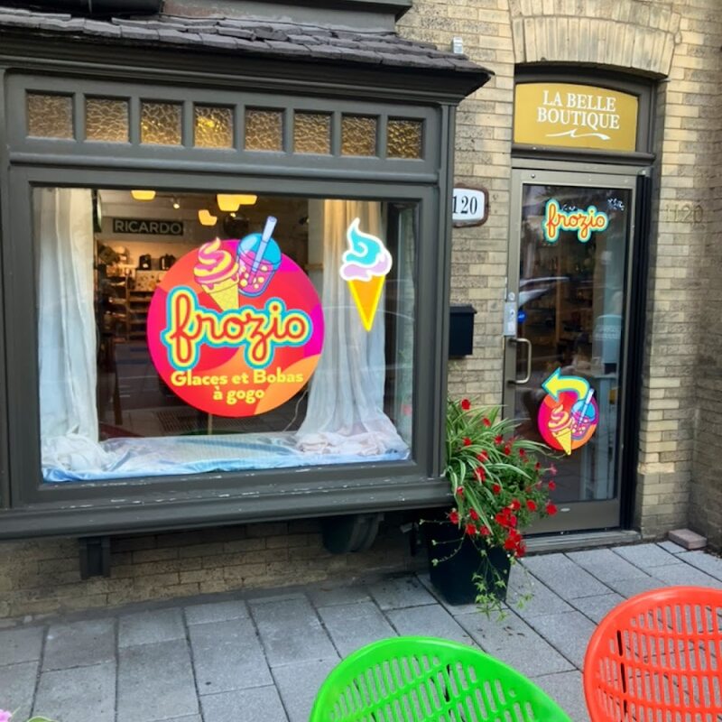 FROZIO Sorbet & Gelato Artisanaux - Bubble Tea in Montreal