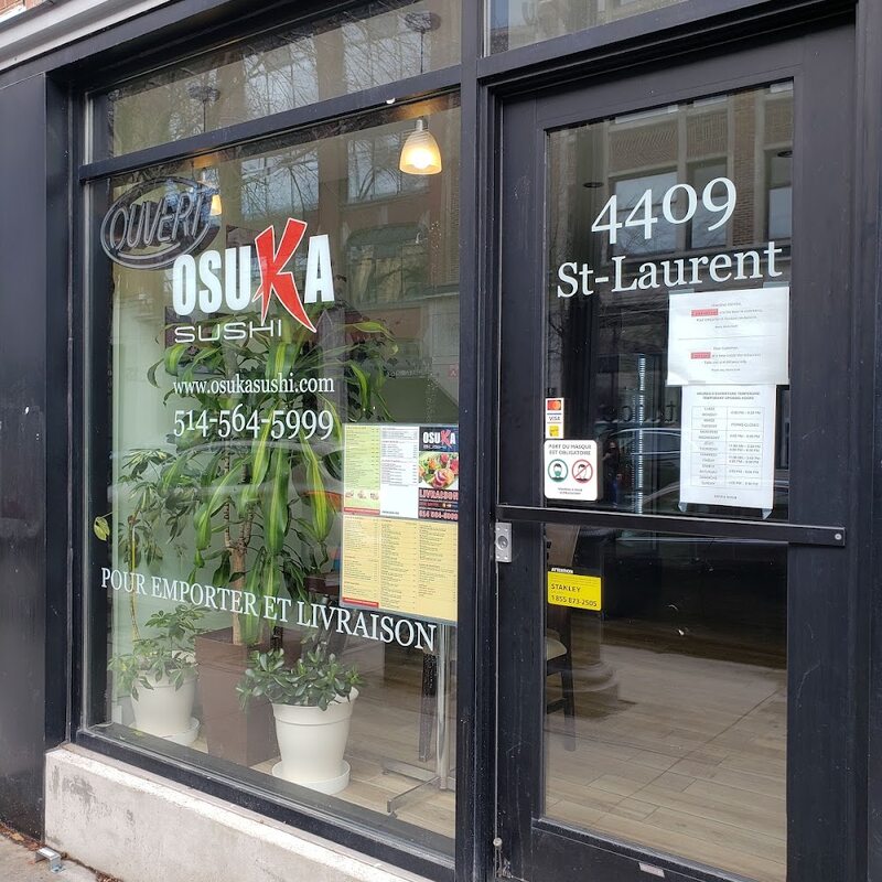 Osuka Sushi - Restaurants Livraison du Mile-End