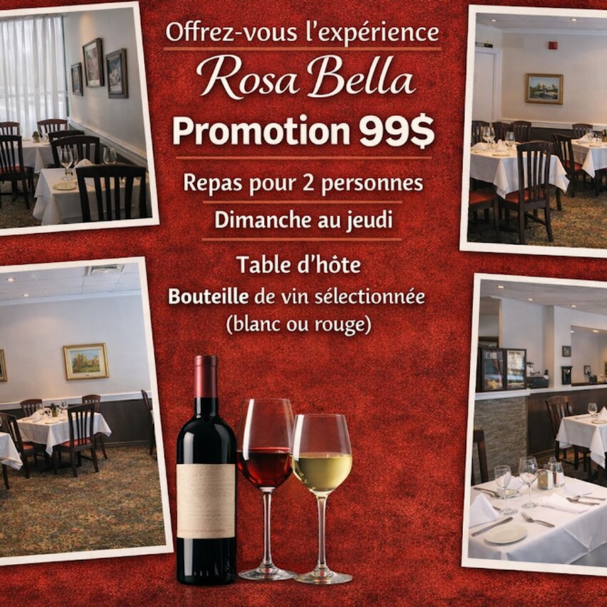 Rosa Bella - Saint-Bruno-de-Montarville Wheelchair Accessible Entrance Restaurants