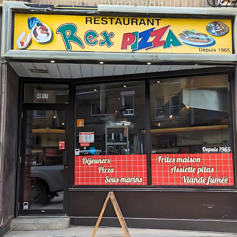 Rex Pizza - Wheelchair Accessible Entrance Restaurants in Montreal
