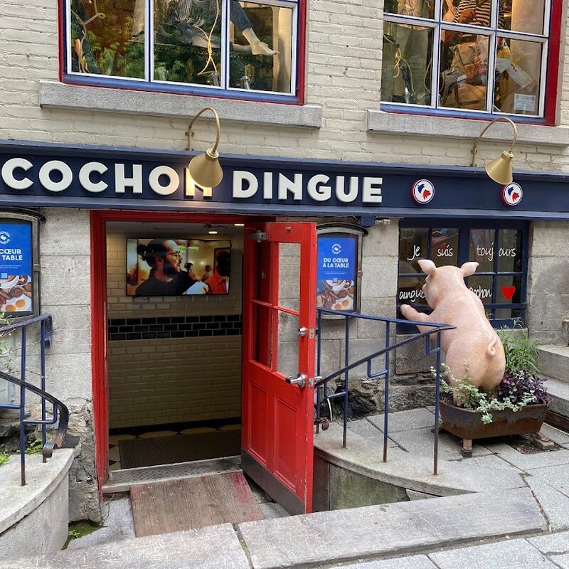 Le Cochon Dingue - Restaurants du Quartier Petit Champlain