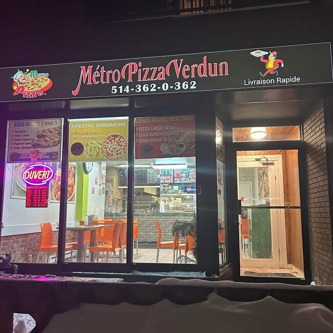 Metro Pizza Verdun - Restaurants Pizza, Poutines pr&egrave;s de: H4E3J2
