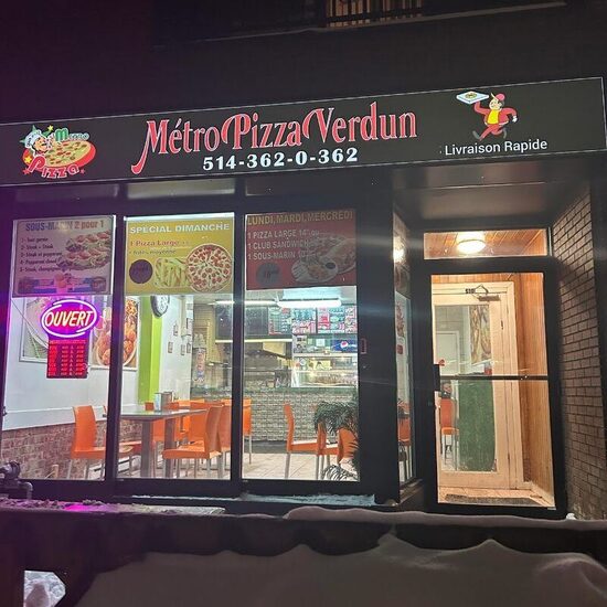 Metro Pizza Verdun - Restaurants P&acirc;tes, Pizza de Montr&eacute;al