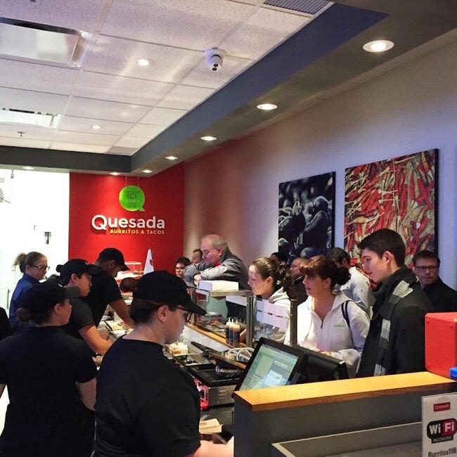 Quesada Burritos & Tacos - Montreal Bakeries, Mexican Open Supper Restaurants