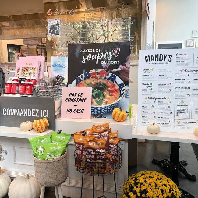 Mandy's - Restaurants Plats &agrave; emporter, Terrasses &agrave; Centropolis