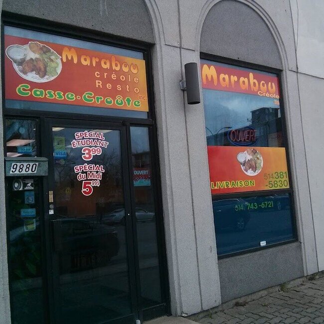 MARABOU CR&Eacute;OLE - Restaurants pr&egrave;s de: H3L2E5