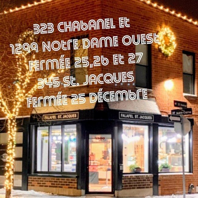 Falafel St. Jacques - Restaurants pr&egrave;s de: H8S1S4