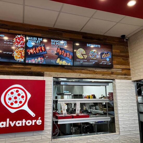 Pizza Salvatoré - Restaurants Entrée accessible aux fauteuils roulants de la Rive-Sud (Québec)