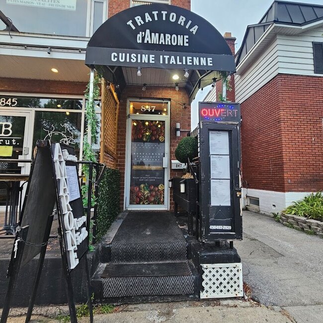 Trattoria d'Amarone - Restaurants pr&egrave;s de: J6W1T3