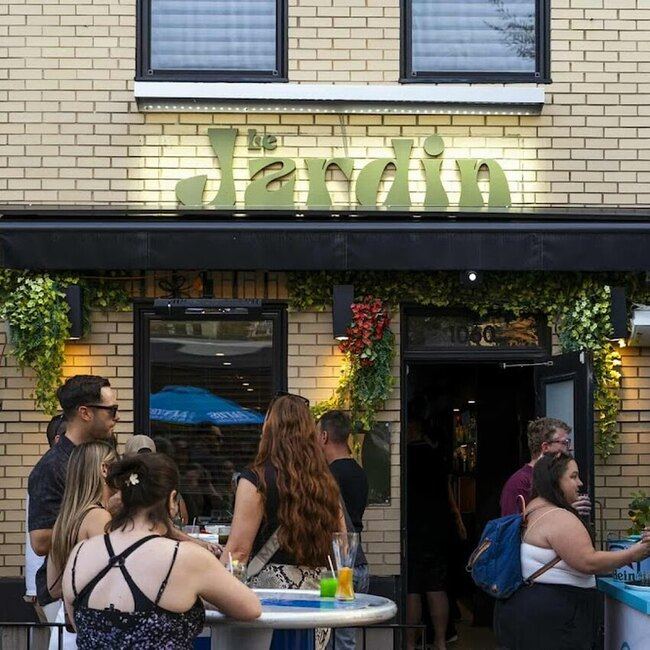 Le Jardin cocktails et bi&egrave;res - Montreal Jardin Restaurants