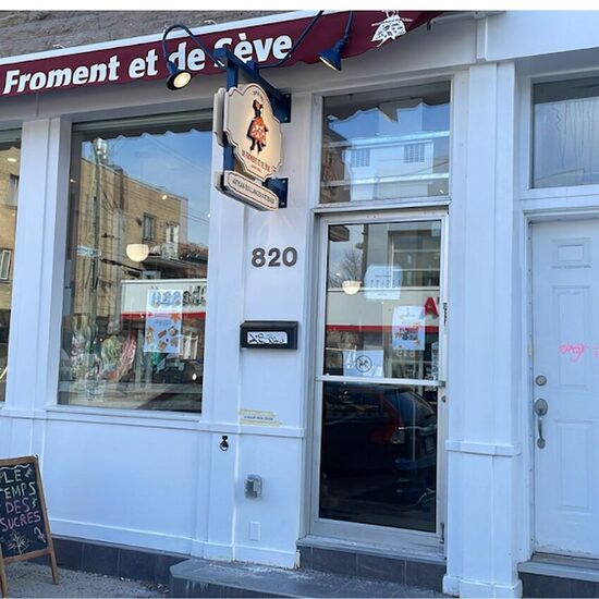 Boulangerie de Froment et de S&egrave;ve - Restaurants Livraison pr&egrave;s de: H2V4E3