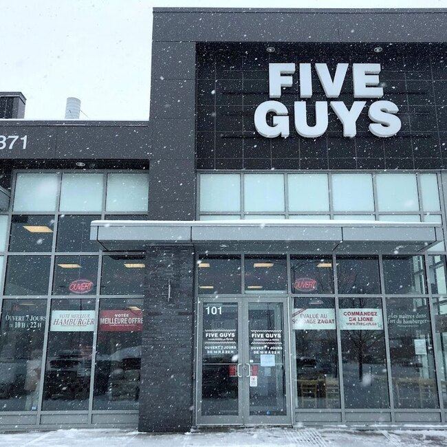 Five Guys Burgers - Blainville Open Monday Restaurants