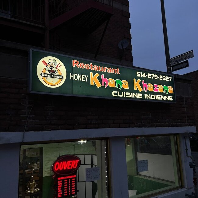 Restaurant Honey Khana Khazana - Restaurants Asiatiques, Indiens près de: H2C2E9