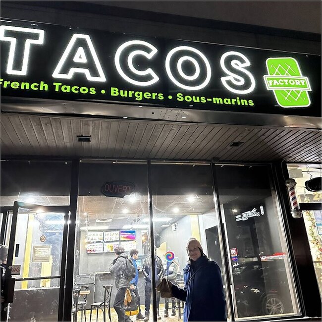 TACOS FACTORY - Restaurants Commande en ligne pr&egrave;s de: H7E2A9