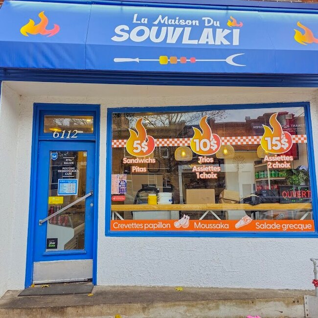 Maison du Souvlaki - Restaurants Grecs près de: H4E3H5