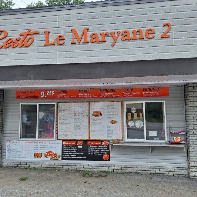 Resto le Maryane 2 - Mauricie (Quebec) Italian, Pasta, Grill, Pizza Open Monday Restaurants