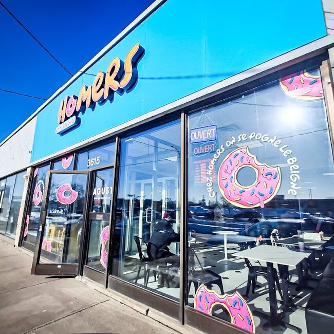 Homers Bo&icirc;te &agrave; Beignes - Restaurants Commande en ligne Ouverts le matin Brossard