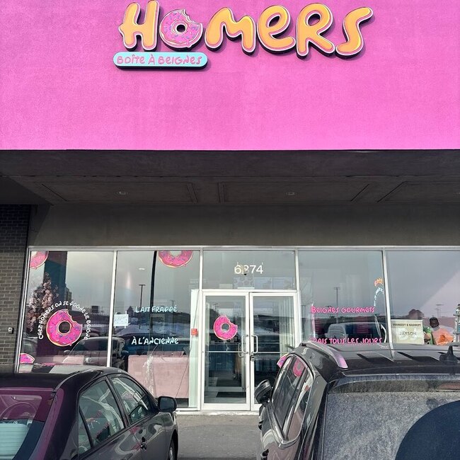 Homers Boîte à Beignes Montréal - Menu, avis & plus décembre 2025